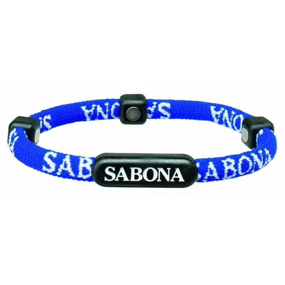 Sabona 18370 Athletic Bracelet, Blue - Large & Extra Large