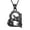 Black, variant on Hummingbird Urn Necklace for Ashes Heart with Sunflower / Hummingbird Cremation Jewelry Remembrance Gift for Loss Memorial Gift for Female Women
