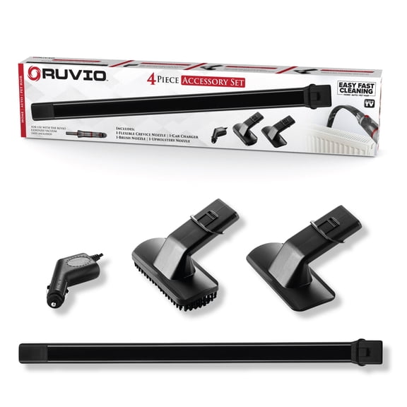 Ruvio Vacuum Cleaner Attachments Tool Set for Compatible Brands and Models, 4-Piece