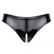 thumbnail image 1 of Puntoco Ropa interior para mujer, calzoncillos de PVC de color liso para mujer, de charol, sexy, estilo abierto, 1 of 4
