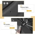 thumbnail image 6 of Vineego 9 FT Black Market Patio Umbrella, Space Saving and Stability, 6 of 8