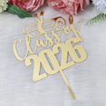 thumbnail image 4 of Cake Topper sodasos Clase de 2026 con brillo dorado, 4 of 8