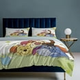thumbnail image 6 of 3-Pieces The New Adventures of Winnie The Pooh Quilt Cartoon Bedding Setswith 1 Quilt Cover + 2 Pillowcases , King, 6 of 8