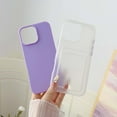 thumbnail image 5 of for iPhone 16 Pro Max Case with Credit Card Slot, Hybrid TPU+PC Shockproof Protective Back Cover, Luxury Lightweight Anti-Scratch Drop Protection Phone Case for iPhone 16 Pro Max, Clear+Purple, 5 of 9