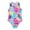Colorful Tie Dye, variant on Kids Girls One Piece Printed Swimming Costume Gymnastics Dance Leotard Bodysuit Colorful Leopard 14
