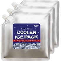 GURIN Reusable Ice Packs for Lunch Box/Coolers, Bag, or Backpack Coolers - Cold Up to 8-12 Hours Long Lasting for Camping Picnic, Outdoor Activities, Food Delivery