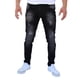 thumbnail image 1 of Pantalón rasgado de mezclilla stretch John Silver  Corte skinny Color negro, 1 of 3