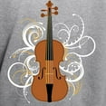 thumbnail image 3 of CafePress - Violin Swirls (For Dark Colours) Hooded Sweatshirt - Pullover Hoodie, Hooded Sweatshirt, 3 of 4