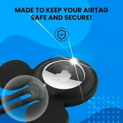 Disney Mickey Mouse Silicone AirTag Holder Keychains - 4-Pack