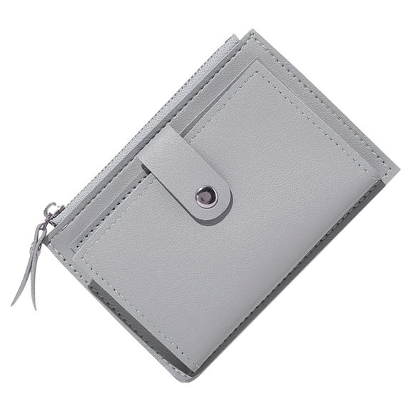 Womens Small Wallet RFID Blocking Soft Leather Bifold Compact Card Holder Wallet with Zipper Coin Pocket