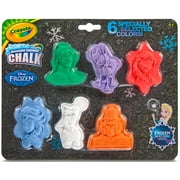 Crayola 6 Count Sidewalk Chalk Shaped In Frozen Characters