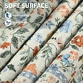 thumbnail image 5 of GlowSol 2'x6' Floral Washable Runner Rug Soft Bedside Runner Rugs for Bedroom Non-Slip Low Pile Rug for Kitchen Hallway, Green, 5 of 8