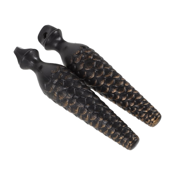 COMPUKAS 2Pcs Stable Swing Metal Pinecone Clock Pendulum Weight for Wall Standing Clocks