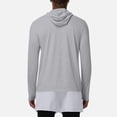 thumbnail image 4 of Maqroz UV Protection Clothing Men UPF 50+ Hooded Long Sleeve Athletic Workout Shirt Lightweight Quick Drying Fishing Hiking Jersey with Thumb Holes, 4 of 9