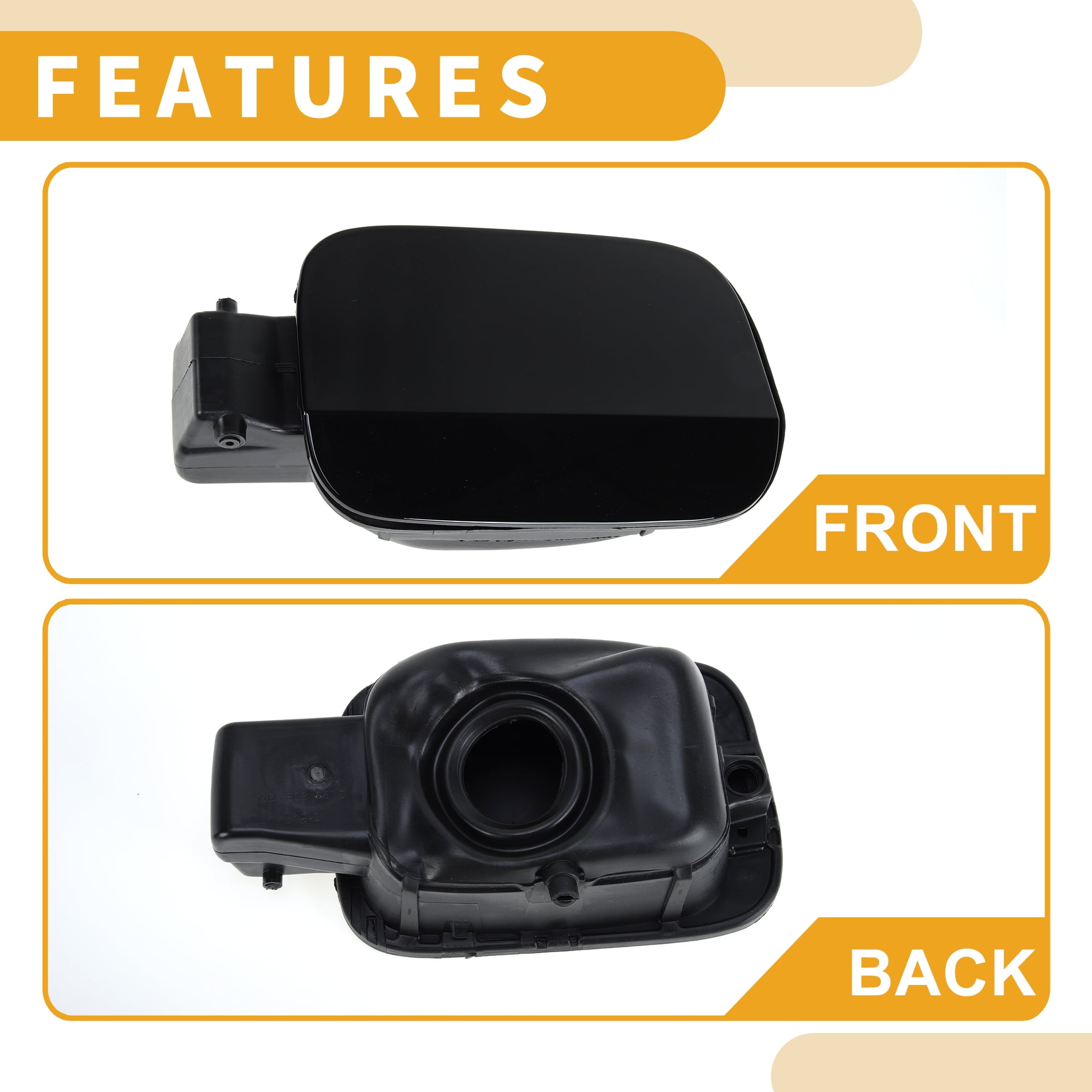 Unique Bargains Fuel Tank Door Cap for Volkswagen Passat 2011-2018 Filler Flap Cover
