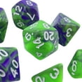 thumbnail image 1 of dés en Acrylique D20 D10 D4 dés pour Jeu de Rôle Jeu de Société Vert, 1 of 6