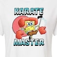 thumbnail image 3 of SpongeBob SquarePants - Karate Master - Juniors Cropped Cotton Blend T-Shirt, 3 of 6