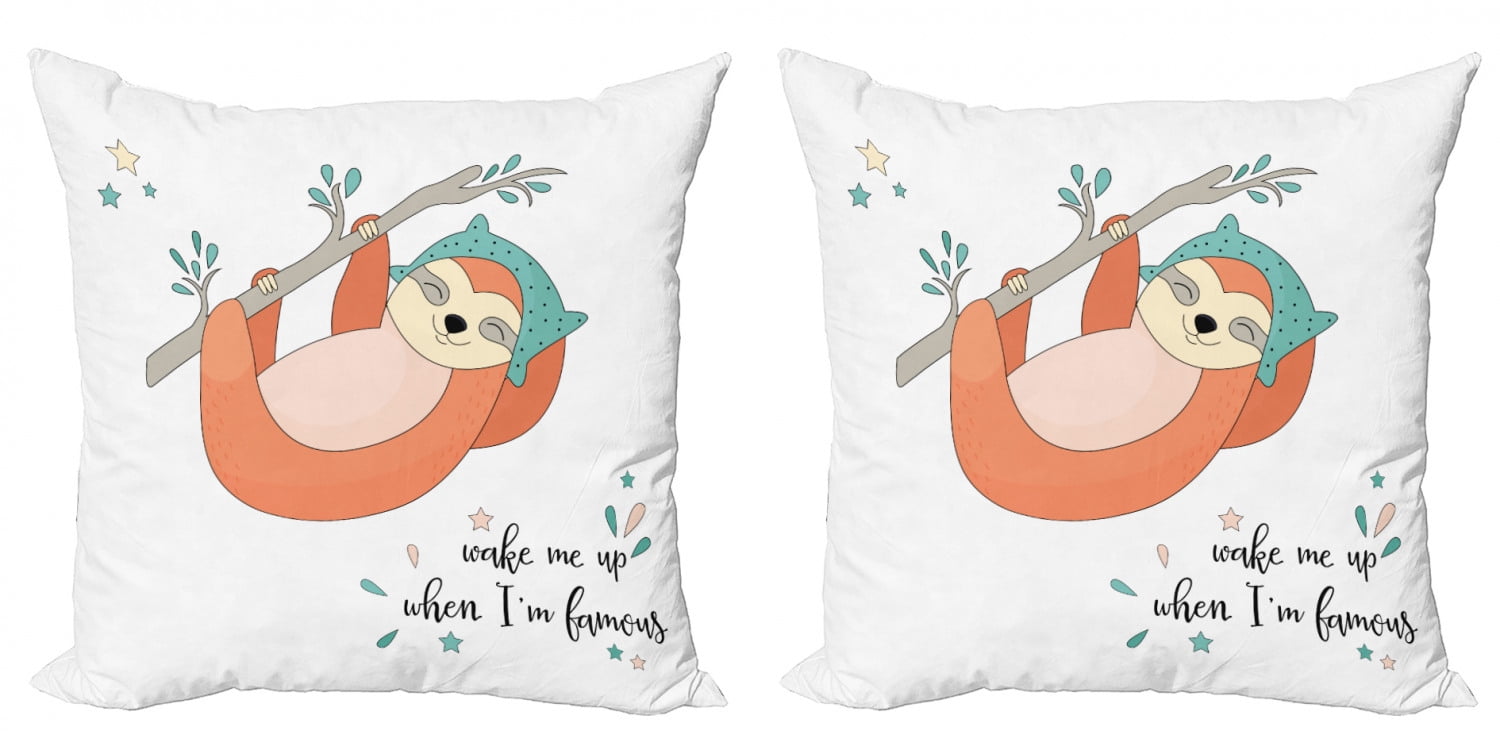 Sleepy Sloth Nursery Throw Pillow Cushion Cover Nigeria Ubuy