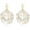 Pearl Dangle Earrings, variant on Seashell Pearl Earrings for Women,18K Gold Plated Dangle Drop Earrings, Lightweight Jewelry for Wedding, Elegant Accessories for Women, Ideal for Everyday & Special Occasions