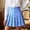 Sky Blue, variant on Skirts for Women Skirt Fashionable Korean Style Striped Pattern High Waist A Line Half Length Women’s Skirt for Daily and Pink XS