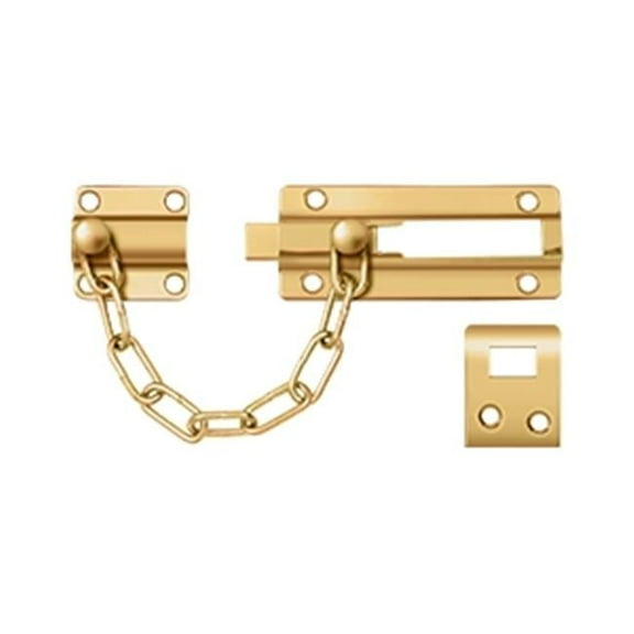 Door Guard Chain - Lifetime Brass - Solid Brass