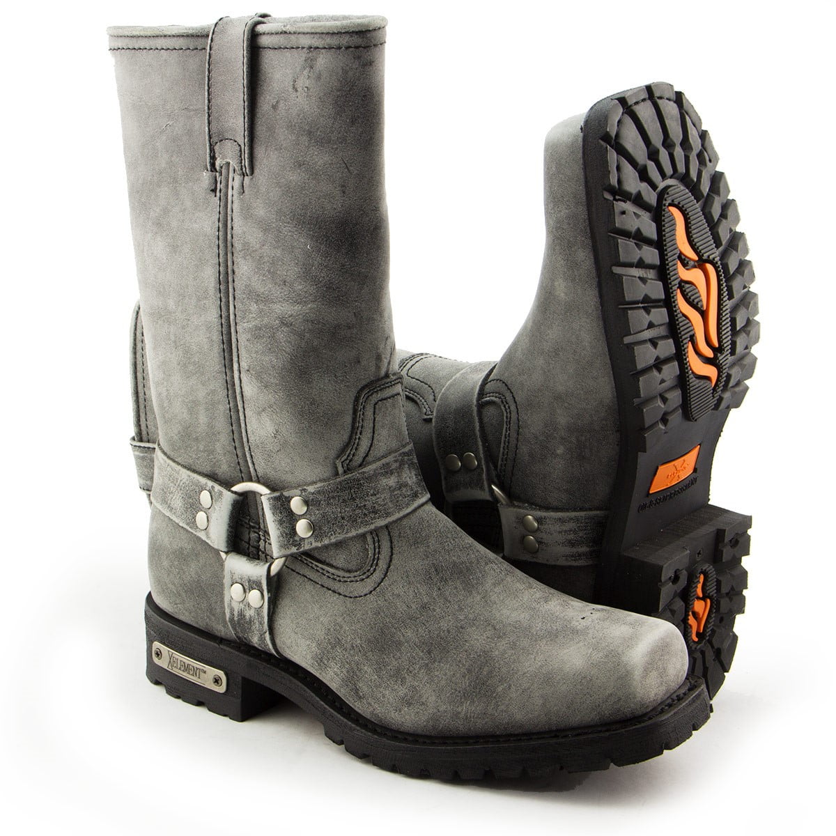 biker boots harness