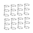 thumbnail image 3 of Binder Rings, Foldable Electroplated Metal Connected Rings DIY  For Desk Calendars For Photo Albums For Hand Book Gold,Silver,Black, 3 of 8