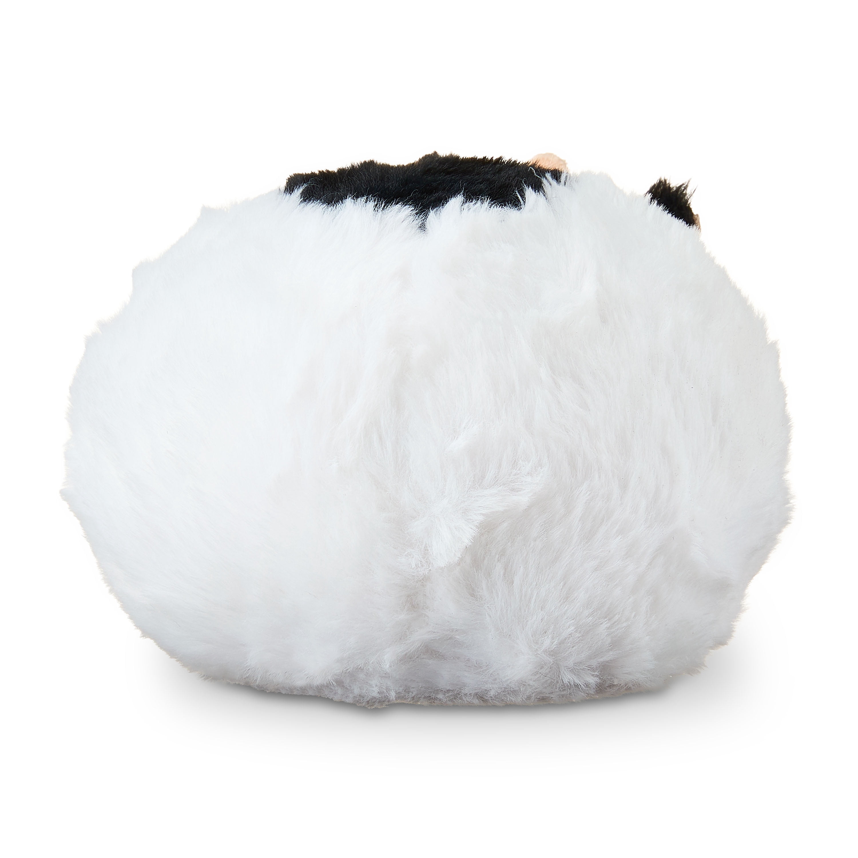 Vibrant Life Easter Round Plush Cow Dog Toy, Black and White