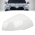 thumbnail image 1 of Car Rearview Mirror Cap Covers for  Highlander 2020–2022, 1 Pair White Door Mirror Covers Caps, Left Right Side Mirror Covers Caps, High Strength and Durability, 1 of 7