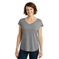thumbnail image 1 of District &174; Tee-Shirt Croisé pour Femmes. Dm416 4TG Nickel Chiné, 1 of 1