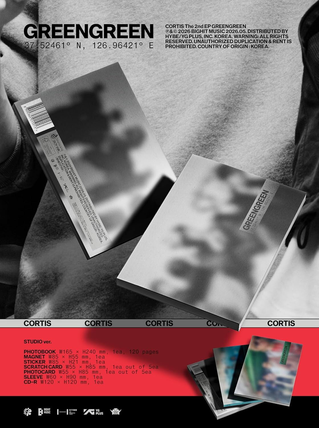 Cortis - GREENGREEN [STUDIO ver.] - Music & Performance - CD