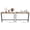 78.74" Oak, variant on ROVSUN 39 Inch Console Table with Power Outlet, Narrow Sofa Table for Entryway, Rustic Brown