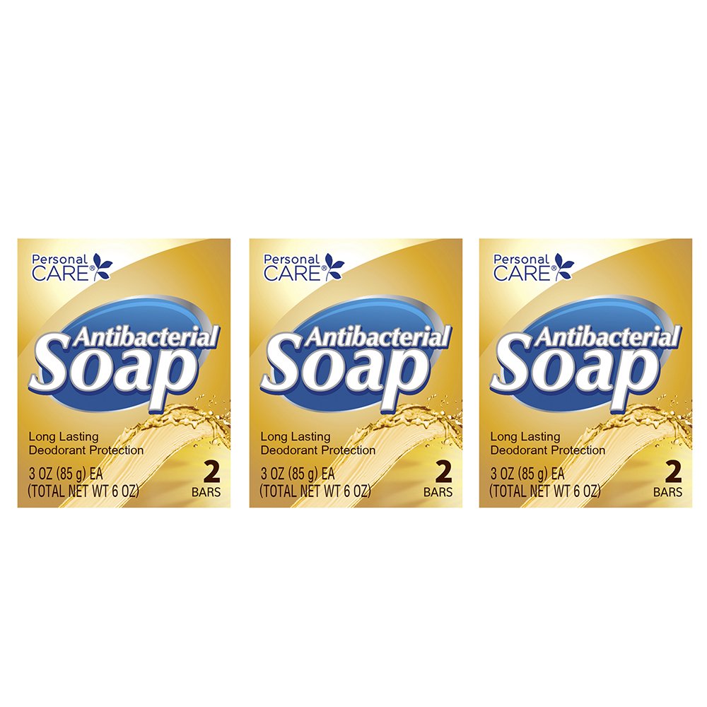 Personal Care Antibacterial Bar Soap. Long Lasting Deodorant. Vegetable