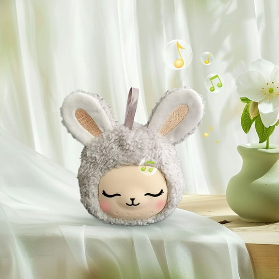 Mini Portable Plush Rabbit Bluetooth Speaker White Noise Bluetooth Speaker (Gray)