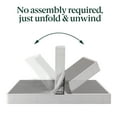 thumbnail image 2 of Zinus Spa Sensations No Assembly 7.5" White Metal Box Spring, Split King, 2 of 5