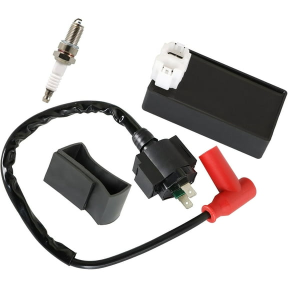Genrics Ignition Coil CDI Box Spark Plug Replacement for Honda Foreman 450 TRX450 1998-2004 30410-HN0-A01