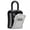 silver, variant on Maspost Wall Mounted Lock Box, Portable 4-Digit Password Safe for Spare Key Storage, Black, 1 Pack