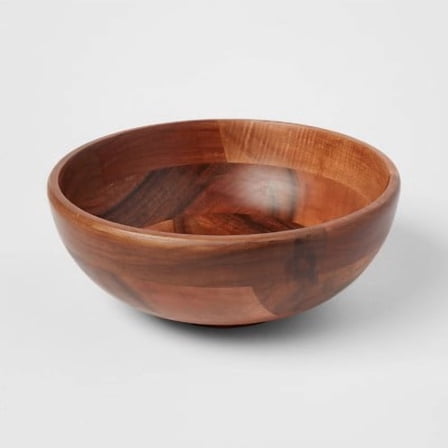 77oz Wood Medium Serving Bowl
