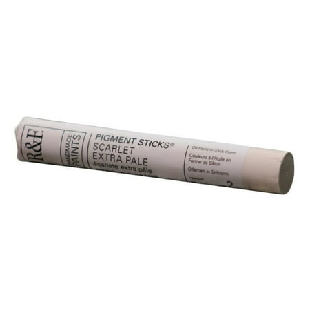 UPC: 0836943005976 | R&F Handmade Paints Pigment Stick 38ml Scarlet Extra Pale