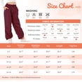 thumbnail image 6 of Rolanko Parachute Pants for Girls Y2K Cargo Trousers with Pockets Harajuku Jogger Pants, 6 of 7