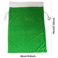 thumbnail image 3 of Seyotauo Santa Claus Bags Velvet Christmas Sack Bags with Drawstring Santa Gift Sacks for Christmas Party Decor Xmas Stocking Stuffer Supplies 20x28 inch, 3 of 3