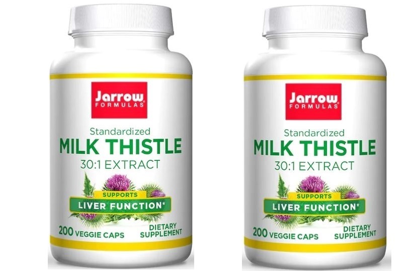 Jarrow Formulas Milk Thistle 150 mg, 200 Capsules 2 Packs