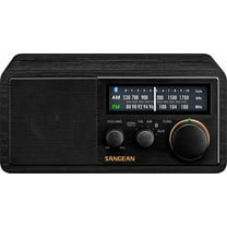 Sangean Portable AM/FM Radio, Black, SG-118
