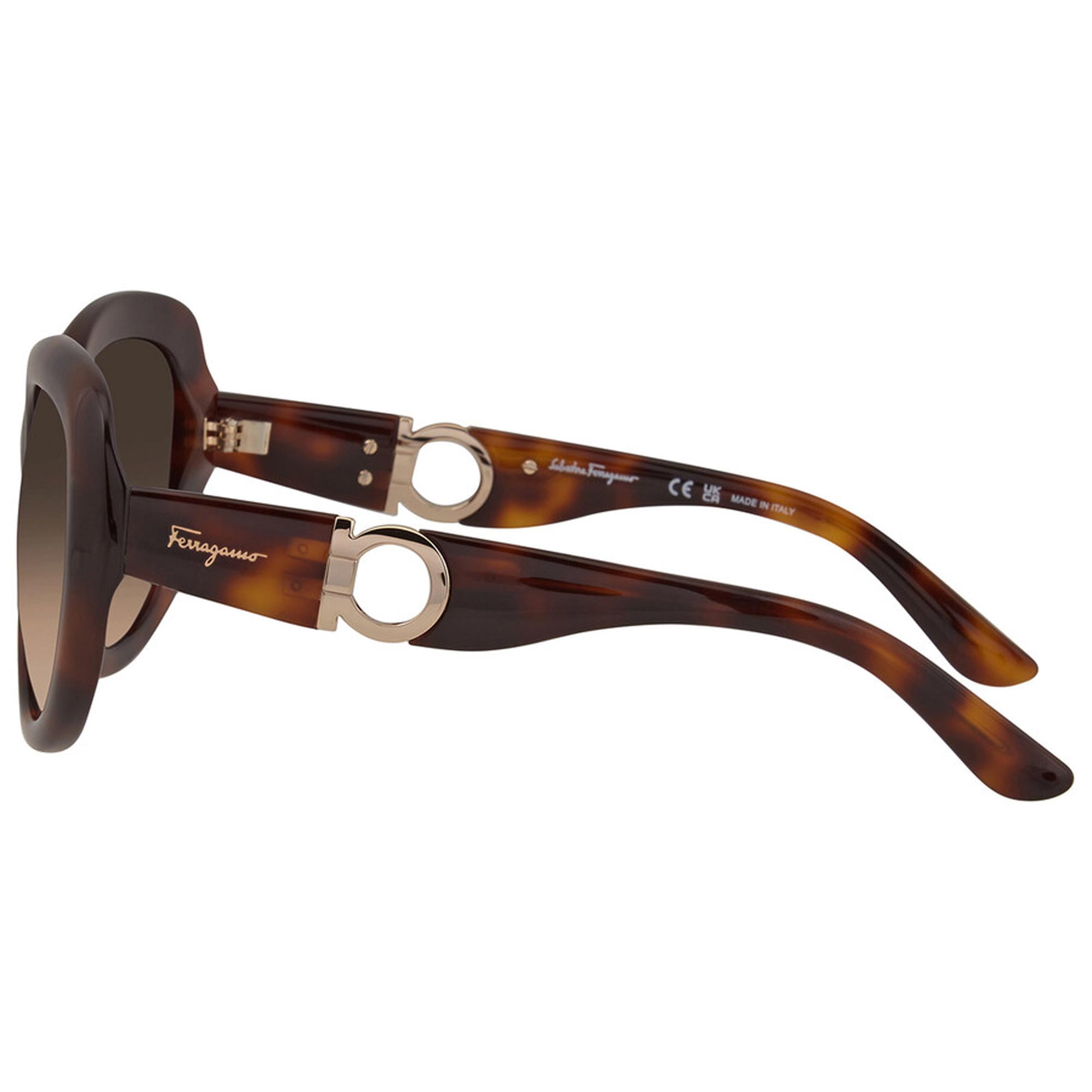 Salvatore Ferragamo SF727S 214 53mm Cat Eye Sunglasses Women's Dark Havana