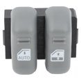 thumbnail image 6 of Dcmunx 1pc Power Door Window Control Switch Front Left Driver Side Plastic Gray Black for Pontiac for Firebird 3.4L 1993-1995 & 5.7L 1993-2002 & 3.8L 1995-2002 Female-Connect Gender, 6 of 8