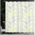 thumbnail image 4 of Ambesonne Floral Shower Curtain, Leaves Branchs Vintage, 69"Wx75"L, Grey Green, 4 of 5