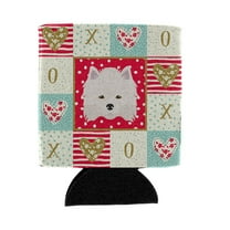 Carolines Treasures CK5181CC American Eskimo Love Can or Bottle Hugger Can Hugger multicolor