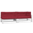 thumbnail image 2 of vidaXL Pallet Sofa Cushions 5 pcs Wine Red, 2 of 10