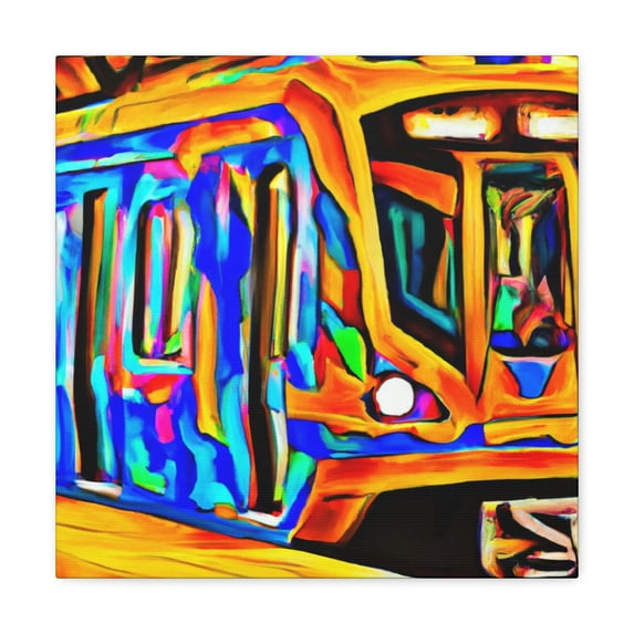 Subway Ride Enchantment - Canvas