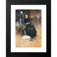 thumbnail image 2 of Carl Larsson 11x14 Black Modern Framed Museum Art Print Titled - Gothilda Furstenberg (1891), 2 of 5